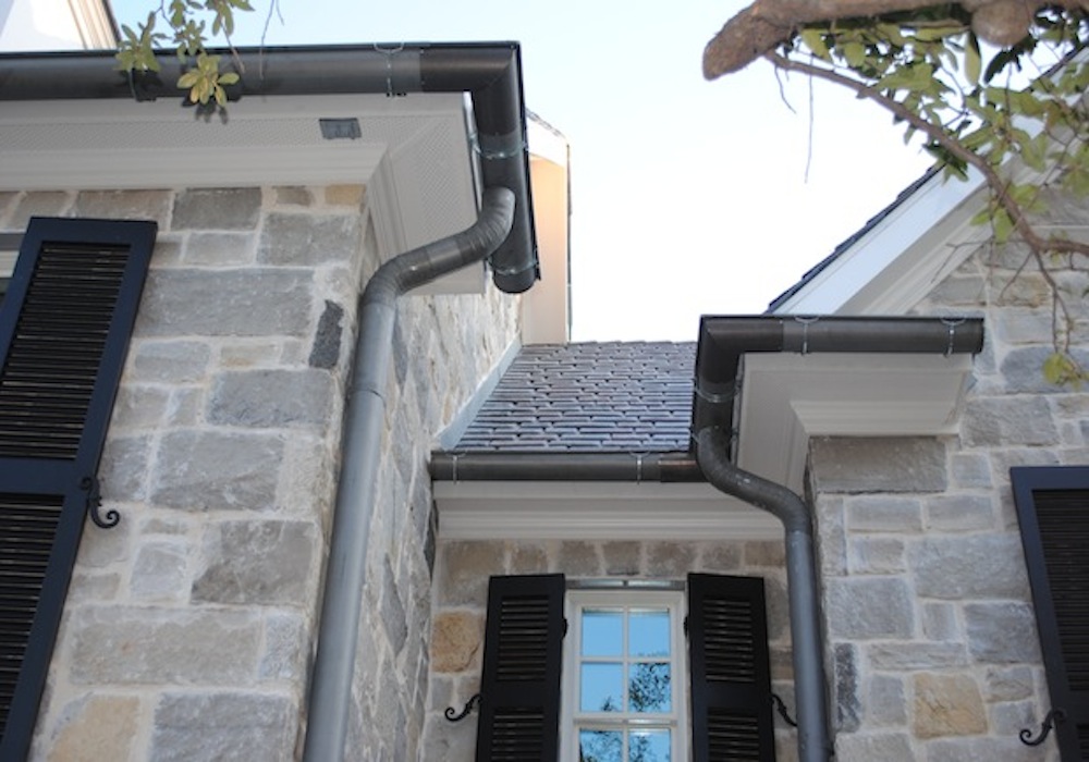 Zinc Gutters And Downpipes In Dublin, Half Round Gutters